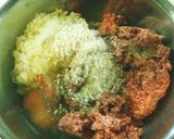 黄身がとろり♪ハンバーグ＆ポーチドエッグ作り方1写真