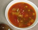 マクロビ☆押麦ミネストローネ作り方3写真