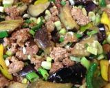 ご飯に合う！ナスとピーマンの肉味噌炒め作り方7写真