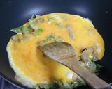 炒飯のための☆搾菜玉子作り方3写真