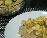 炒飯のための☆搾菜玉子作り方6写真