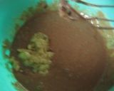 チョコとバナナの型なしケーキ作り方7写真