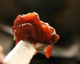 鉄フライパンで作るイカの塩辛入り卵焼き作り方5写真