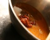 鉄フライパンで作るイカの塩辛入り卵焼き作り方6写真