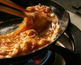 鉄フライパンで作るイカの塩辛入り卵焼き作り方11写真