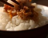 鉄フライパンで作るイカの塩辛入り卵焼き作り方13写真