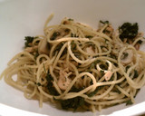 サーモンとほうれん草の和風パスタ作り方12写真