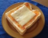 コッソリ食べる☆ウニトースト作り方4写真
