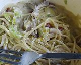 1人ランチ☆　レンジｄｅカルボナーラ作り方8写真