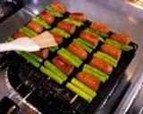 アスパラとウインナーの串焼き作り方3写真
