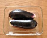 簡単すぎる『ナスのレンジ蒸し』作り方1写真