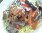 簡単！お手軽♪家の味噌と豚コマで麻婆茄子作り方8写真