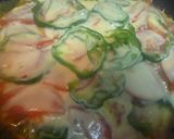べーこんＤＥ残り野菜のフライパンピザ♪作り方13写真