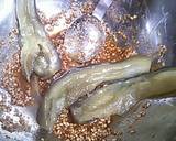 茹で茄子のゴマ和え作り方3写真