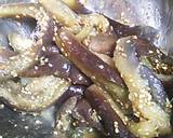 茹で茄子のゴマ和え作り方4写真