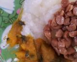 離乳食☆お粥を美味しく！カボチャ納豆粥作り方3写真