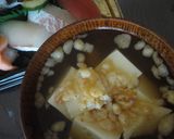 簡単お豆腐汁in天かす作り方3写真