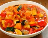 野菜何でも入れてOK！夏野菜のトマト煮込作り方7写真