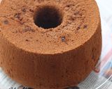 板チョコチップ♪　ココアシフォンケーキ作り方16写真