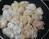 鶏肉のピリ辛、ネギのせ。作り方4写真