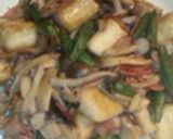 はんぺんとベーコン・きのこのバター焼き作り方10写真