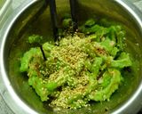 ゴーヤとツナの塩昆布胡麻おかかまみれ作り方6写真