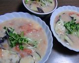 ミツカン中華スープで、なすとトマトを♬作り方5写真