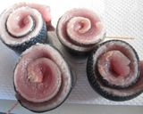 サンマの甘辛照焼き クルクル巻き作り方2写真