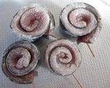 サンマの甘辛照焼き クルクル巻き作り方4写真