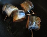 サンマの甘辛照焼き クルクル巻き作り方7写真