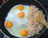 初心者簡単パラパラ塩麹鮭チャーハンランチ作り方7写真