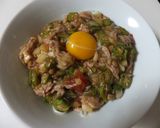 夏にピッタリ！ねばねばトマトの麺つゆ和え作り方4写真