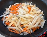 れんこんきんぴら、カレー味。作り方3写真
