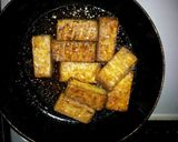 おいしい！厚揚げ焼き肉たれバターステーキ作り方3写真