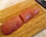 ワンコのおやつチキンスティック▽・ｗ・▽作り方1写真