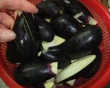 揚げなすとピーマンの油味噌☆作り方1写真