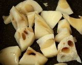 れんこん明太子炒め作り方3写真