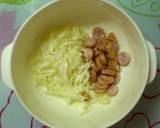 子供向け＊ウィンナーとコーンのお好み焼き作り方1写真