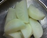 大根とベーコンの煮物作り方1写真