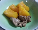 子どもが食べる！鶏レバーのやわらか煮作り方10写真