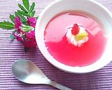 梅酢で爽やか!ピンクの豆腐白玉だんご作り方10写真