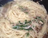ツナと水菜の和風パスタ作り方3写真