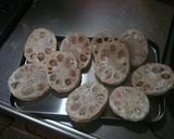 レンコンの挟み焼き作り方4写真