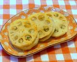 レンコンの挟み焼き作り方6写真