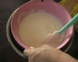 白桃＆黄桃のババロアケーキ作り方4写真