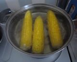 茹でトウモロコシがしわ②にならない方法作り方2写真