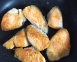 鮭とモヤシとキノコの煮込み餡作り方1写真