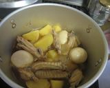 手羽先とジャガイモのさっぱりべっ甲煮作り方4写真