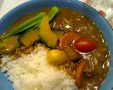 市販のルーでスタミナ夏野菜カレー作り方6写真