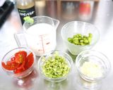 枝豆の冷製クリームパスタ作り方1写真